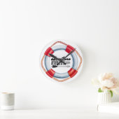 Horloge Ronde Cercle de vie d'aventure (Maison)