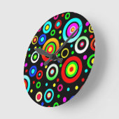 Horloge Ronde Cercles (Angle)