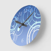 Horloge Ronde Cercles (Angle)