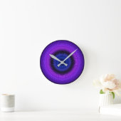 Horloge Ronde Cercles - Bleu (Maison)