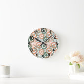 Horloge Ronde Cercles, cercles partout (Maison)