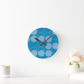 Horloge Ronde Cercles rétro (Maison)