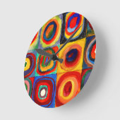 Horloge Ronde Cercles Wassily Kandinsky (Angle)
