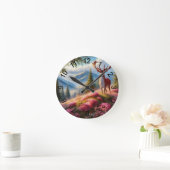 Horloge Ronde Cerf 1 (Maison)