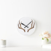 Horloge Ronde Cerf à dix points (Maison)