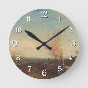 Horloge Ronde Cerf Dans La Forêt De Fontainebleau Félix Ziem
