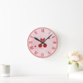 Horloge Ronde Cerise (Maison)