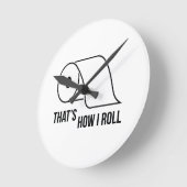 Horloge Ronde C'est comme ça que je roule (Angle)