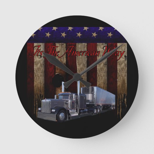 Horloge Ronde C'est la façon américaine (Recto)