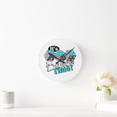Horloge Ronde C'est l'heure de Bunco ! (Maison)