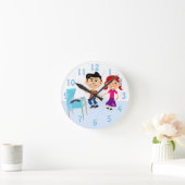 Horloge Ronde C'est l'heure du Record Party ! (Maison)