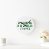 Horloge Ronde C'est simple (Maison)
