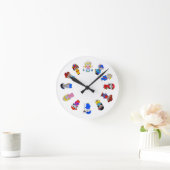 Horloge Ronde C'est un petit monde (Maison)