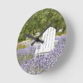 Horloge Ronde Chair in the Lavender field (Angle)