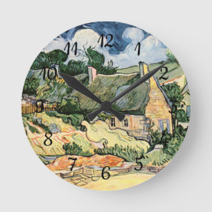 Horloge Ronde Chalets à Cordeville Vincent van Gogh