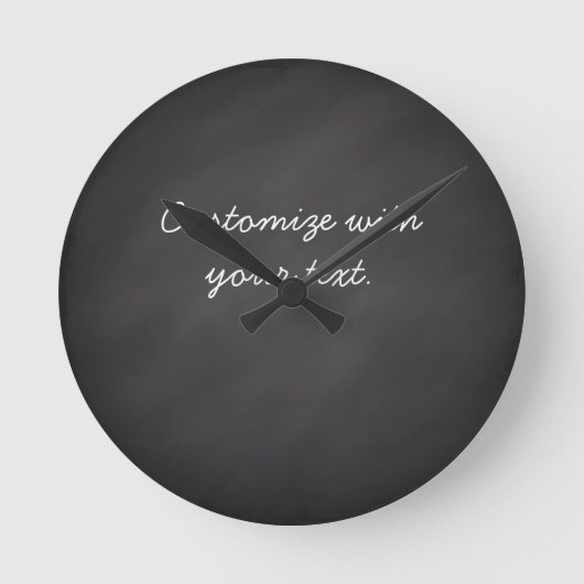 Horloge Ronde Chalkboard (Recto)