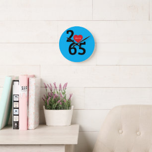 Horloge Ronde Chambre Numéro 256 dans