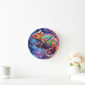 Horloge Ronde Chameleon 2 bulles (Maison)