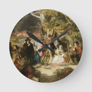 Horloge Ronde Champs de T32191 Highgate pendant le grand feu de