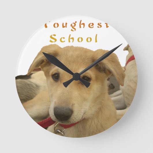 Horloge Ronde Chaque chien a iTS DAY Hakuna Matata Joyeux jours (Recto)