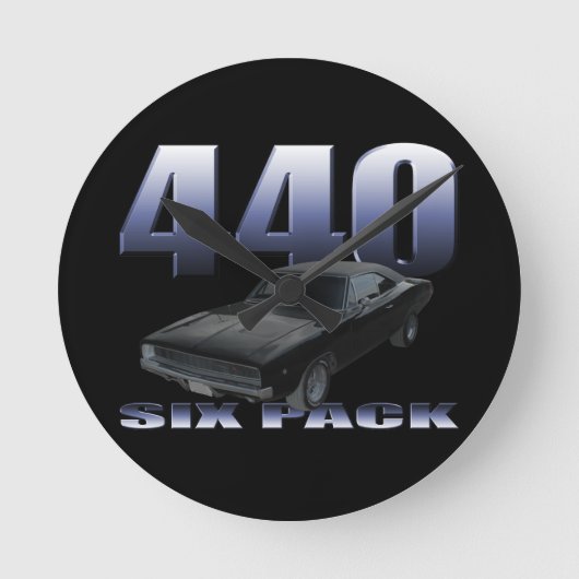 Horloge Ronde Chargeur de 1968 rt 440 six pack (Recto)