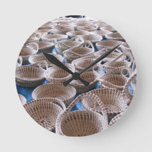 Horloge Ronde Charleston SC Sweetgrass Baskets