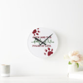 Horloge Ronde Chat (Maison)