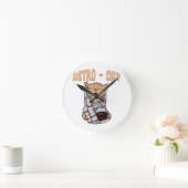 Horloge Ronde Chat Astro (Maison)