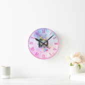 Horloge Ronde Chat Astronaute (Maison)
