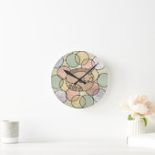 Horloge Ronde Chat en verre (Maison)