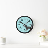 Horloge Ronde Chat moderne (Maison)