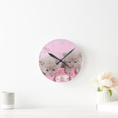 Horloge Ronde Chatons britanniques de shorthair (Maison)