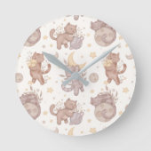 Horloge Ronde Chatons étoiles (Recto)