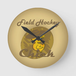 Horloge Ronde Chaussure de hockey sur gazon no 6
