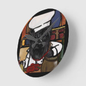 Horloge Ronde Chef Affenpinscher (Angle)