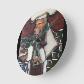 Horloge Ronde Chef Airedale (Angle)