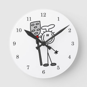 Horloge Ronde Chef avec spatule