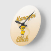 Horloge Ronde Chef Chick (Angle)