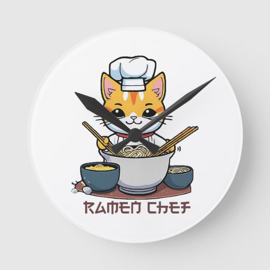 Horloge Ronde Chef de Ramen (Recto)
