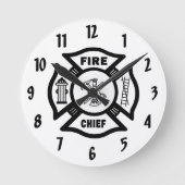 Horloge Ronde Chef d'incendie (Recto)