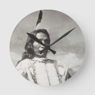 Horloge Ronde Chef rouge de nuage (1822-1909) 1880 (photo de