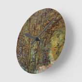 Horloge Ronde Chemin dans les Bois par Vincent van Gogh (Angle)