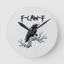 chemise de corbeau raven pun f-caw-f