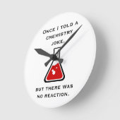 Horloge Ronde Chemistry Teacher Chemist (Angle)