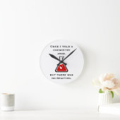 Horloge Ronde Chemistry Teacher Chemist (Maison)