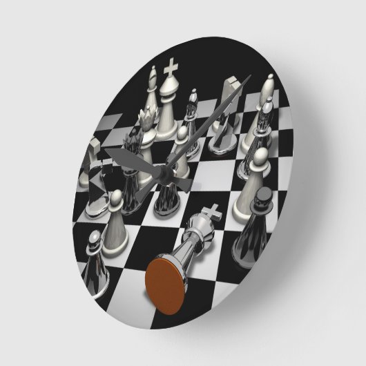 Horloge Ronde Chess Keychain (Angle)