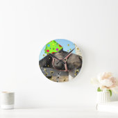 Horloge Ronde Cheval animal de fête (Maison)