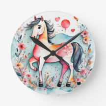 Cheval floral mignon