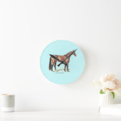 Horloge Ronde Cheval Thoroughbred (Maison)