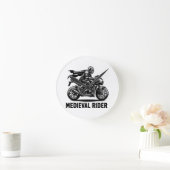 Horloge Ronde chevalier médiéval (Maison)